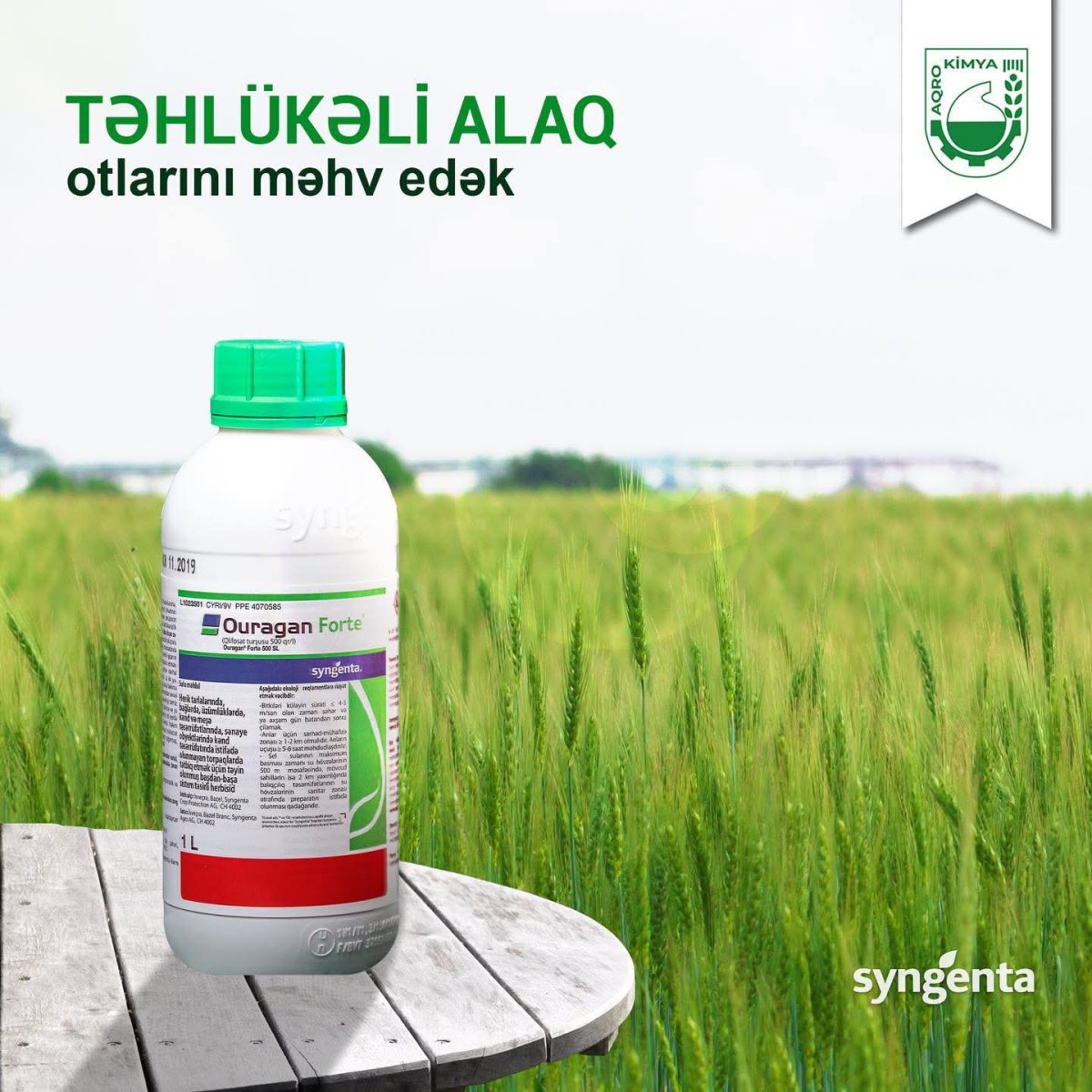 Uragan Forte WP – Güclü və Etibarlı Herbisid Həlliniz | Agrokimya