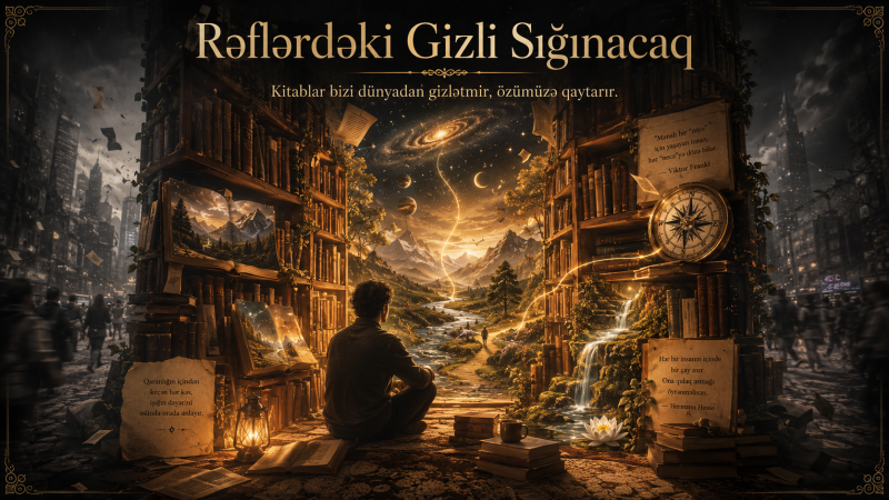 Rəflərdəki Gizli Sığınacaq: Kitablar Bizi Nədən Qoruyur?